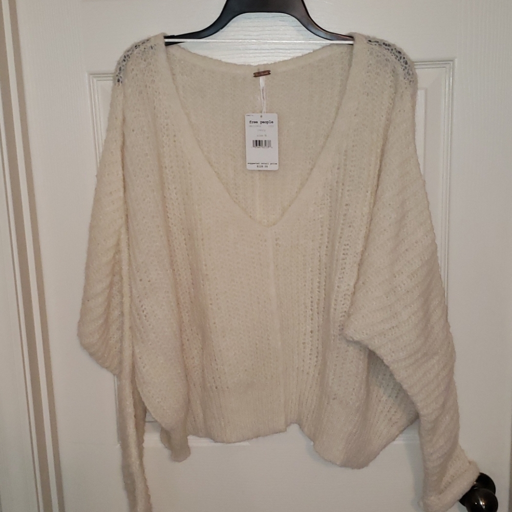 Free people ivory sweater